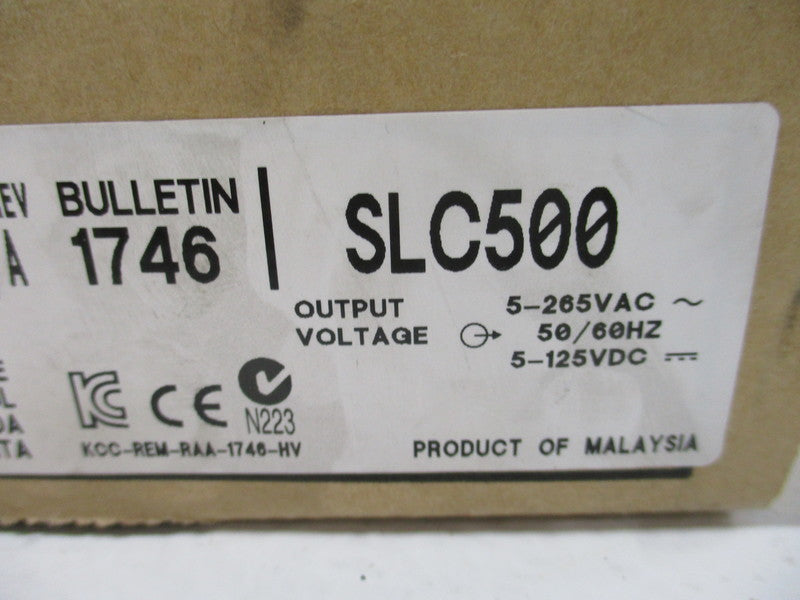 ALLEN BRADLEY 1746-OW16 SER. D DATE: 2014 NSFS
