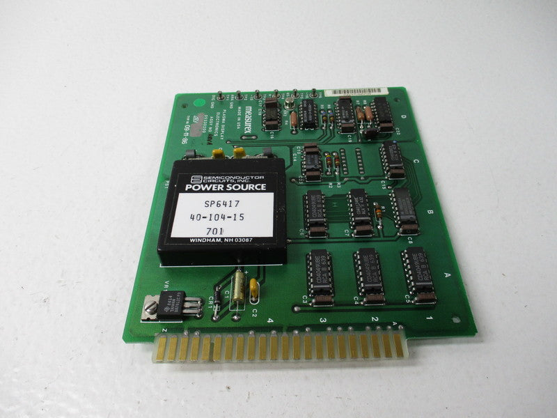 MEASUREX 05330200 REV A  UNMP
