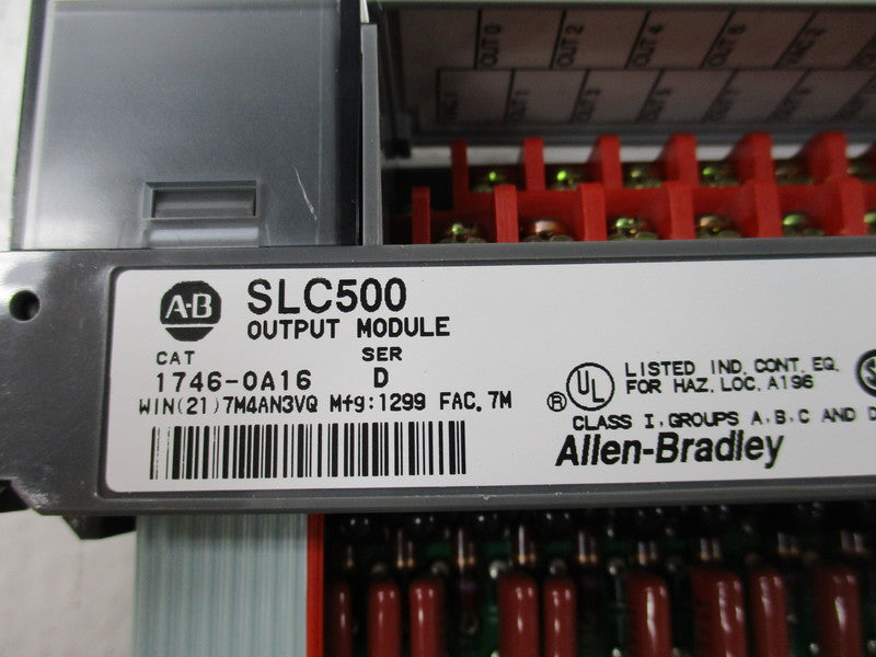 ALLEN BRADLEY 1746-OA16 SER. D NSNP