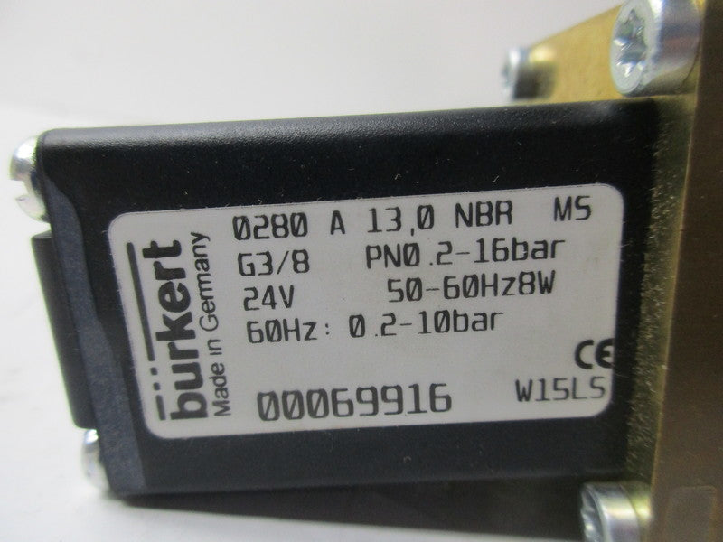 BURKERT 00069916 0280-A-13,0-NBR-M5  NSNP