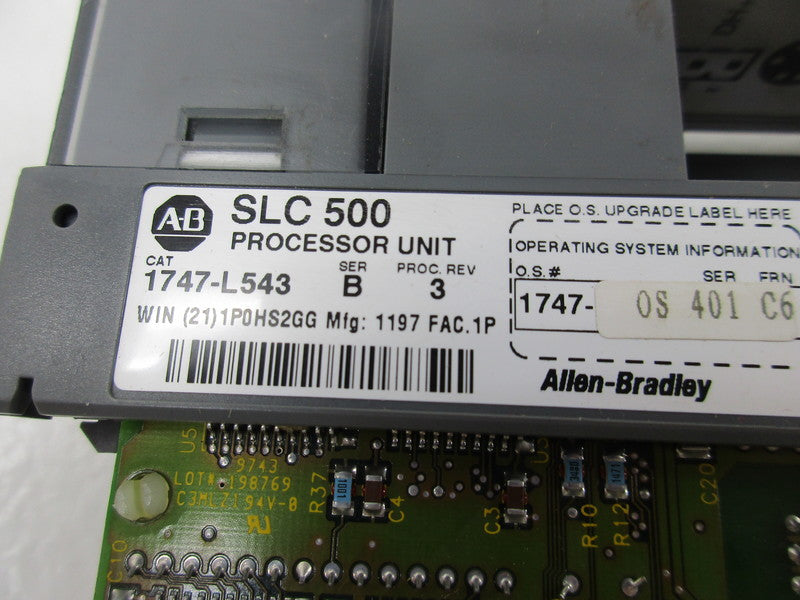 ALLEN BRADLEY 1747-L543 SER. B UNMP