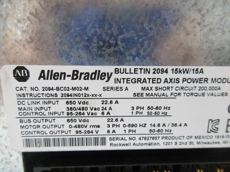 ALLEN BRADLEY 2094-BC02-M02-M SER A  NSNP