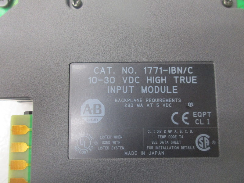 ALLEN BRADLEY 1771-IBN SER. C  UNMP