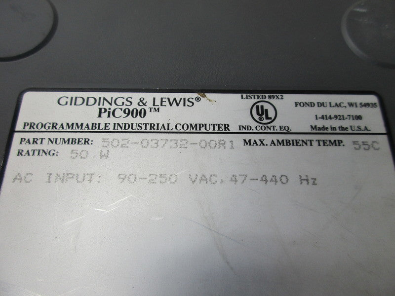 GIDDINGS & LEWIS PIC900 502-03732-00R1  UNMP