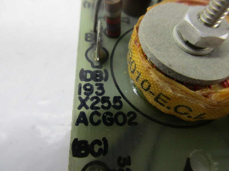 GENERAL ELECTRIC 193X255ACG02  UNMP