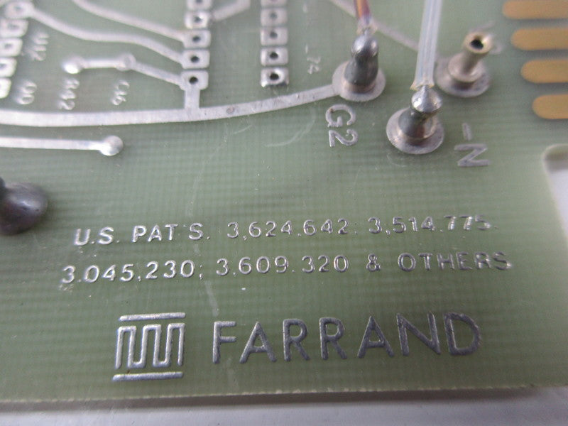 FARRAND CONTROLS 213039  UNMP