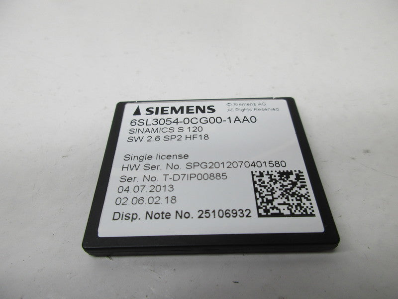 SIEMENS 6SL3054-OCG00-1AA0  NSNP