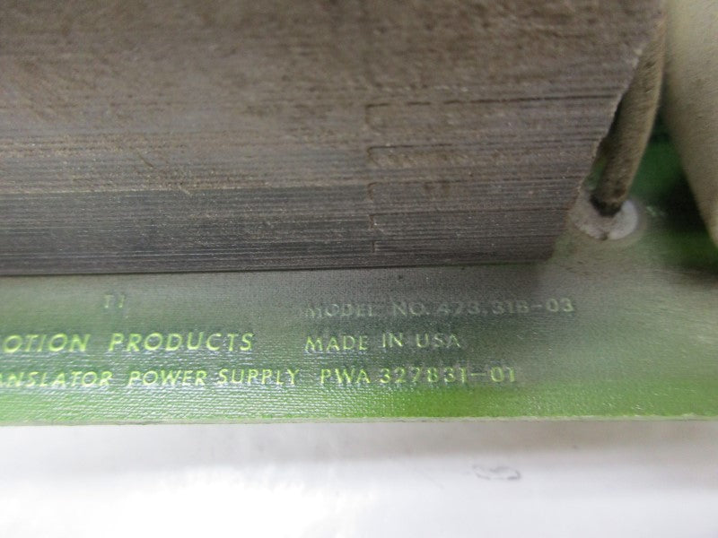 MOTION PRODUCTS 423.318.03 PWA327831-01  UNMP