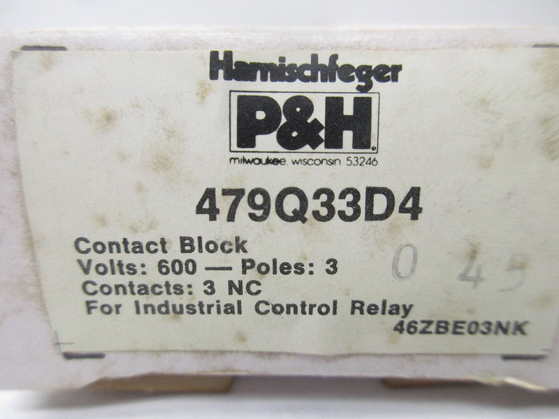 P&H HARNISCHFEGER 479Q33D4 NSMP