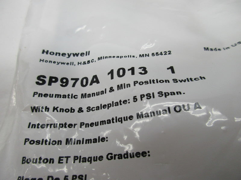 HONEYWELL SP970A1013 NSMP