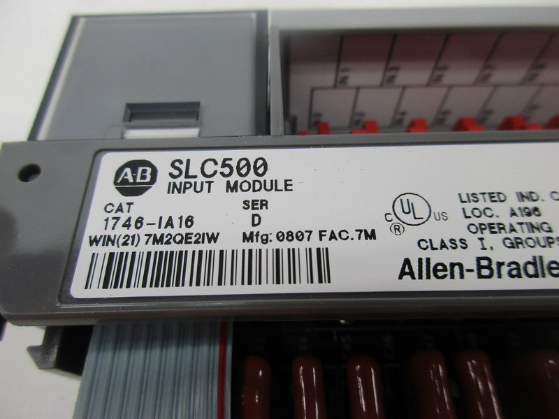 ALLEN BRADLEY 1746-IA16 INPUT MODULE SER. D  NSNP