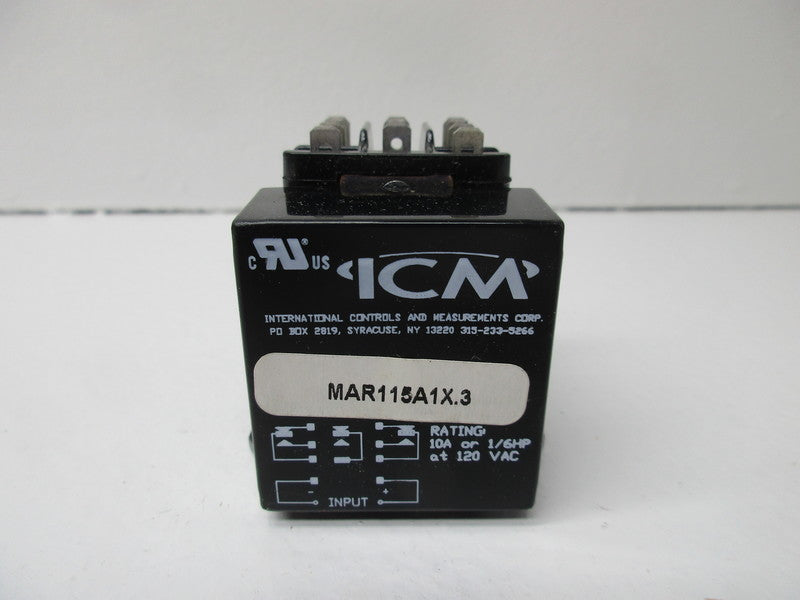 ICM MAR115A1X.3 RELAY 120VAC 10A  NSNP