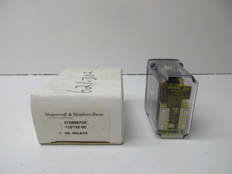 MSD INC. 219ABA155 RELAY 115-125VDC NSMP