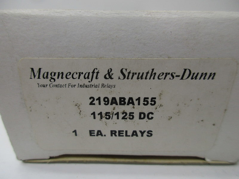 MSD INC. 219ABA155 RELAY 115-125VDC NSMP