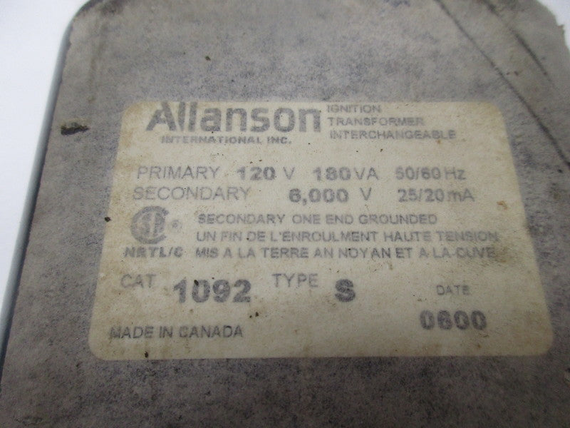 ALLANSON 1092S UNMP
