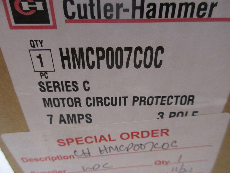 CUTLER HAMMER HMCP007C0C 7A NSMP
