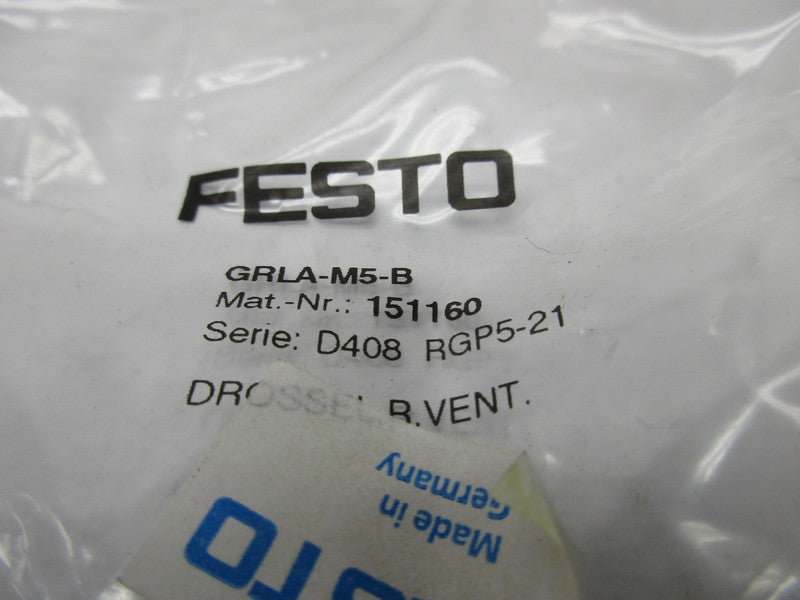FESTO GRLA-M5-B 151160 * NEW IN FACTORY BAG *
