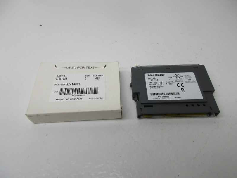 ALLEN BRADLEY 1734-IB8 DIGITAL I/O MODULE SER. C NSMP