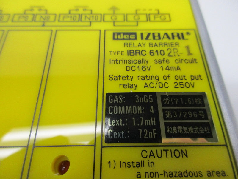 IDEC IBRC6102R-1 250V NSMP