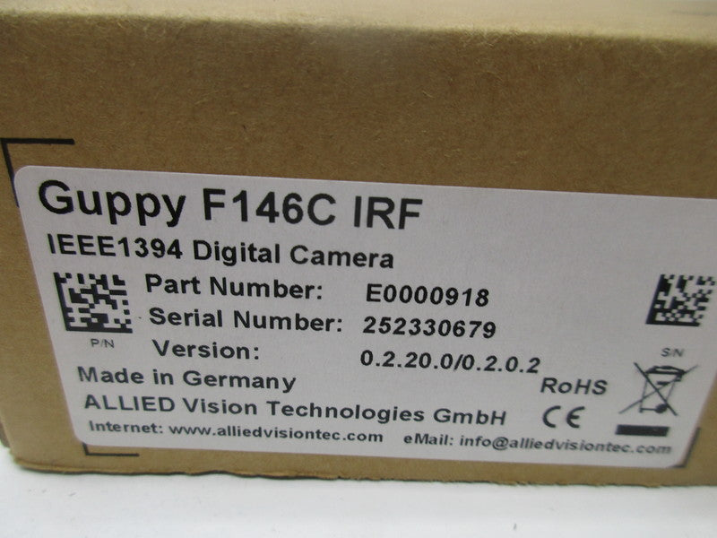 ALLIED VISION TECHNOLOGIES GF-146C-IRF E0000918NSMP