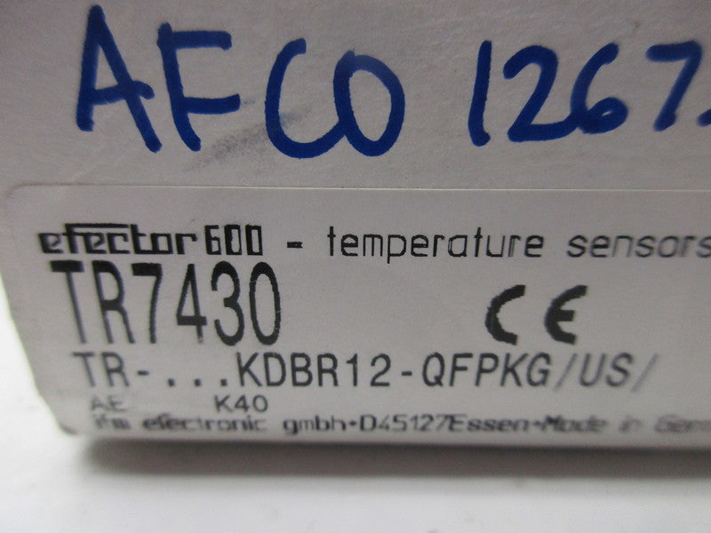 IFM EFECTOR TR7430 TR-KDBR12-QFPKG/US/ NSMP