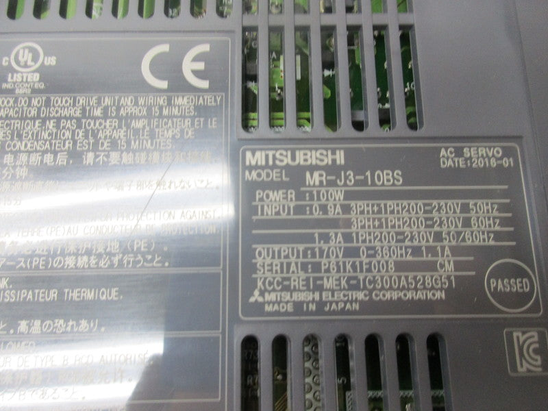 MITSUBISHI MR-J3-10BS  NSNP