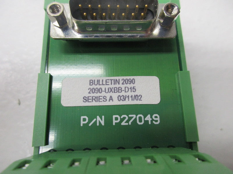 ALLEN BRADLEY 2090-UXBB-D15 BOARD BREAKOUT CONTROLLER SER. A  NSNP