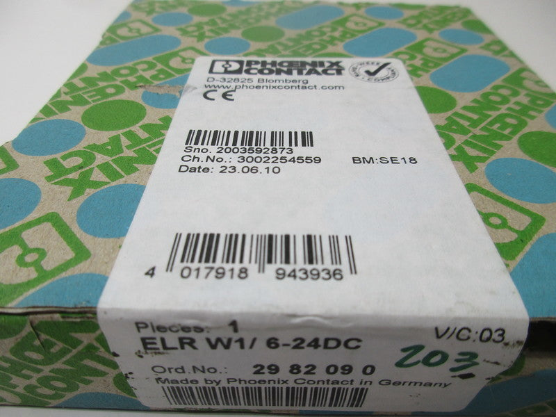 PHOENIX CONTACT ELRW1/6-24DC 2982090 NSFS