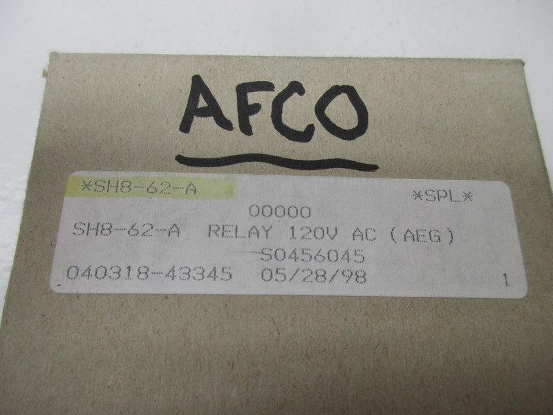 AEG SH8.62E CONTACTOR 16A 600VAC NSMP