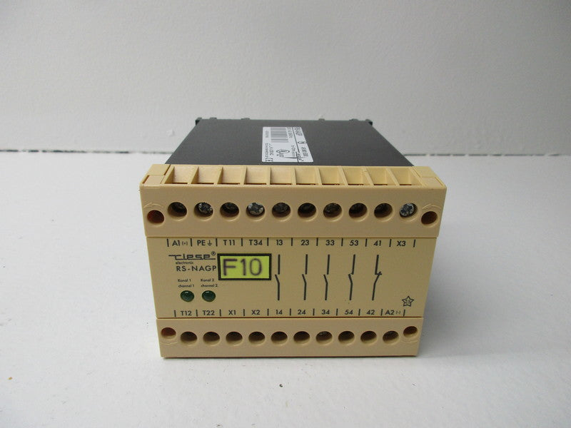 TIESE ELECTRONIC RS-NAGP SAFETY RELAY 8A 230VAC NSMP