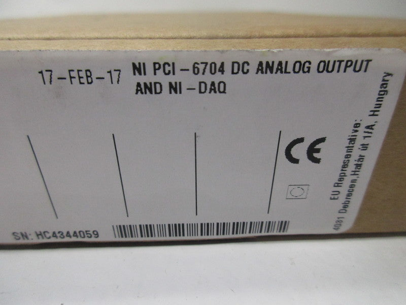NATIONAL INSTRUMENTS PCI-6704 NSMP