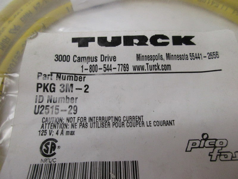 TURCK PKG3M-2 * NEW IN FACTORY BAG *