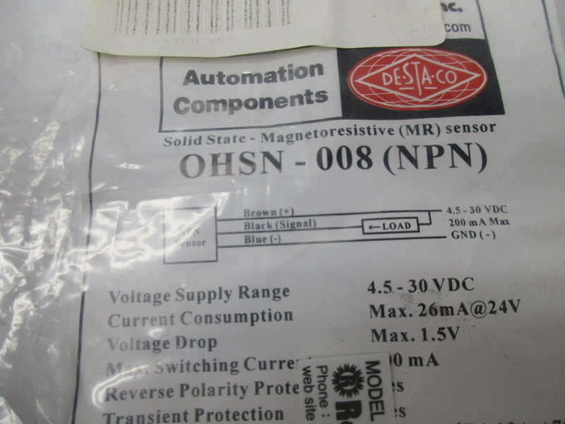 DESTACO OHSN-008(NPN) NSMP
