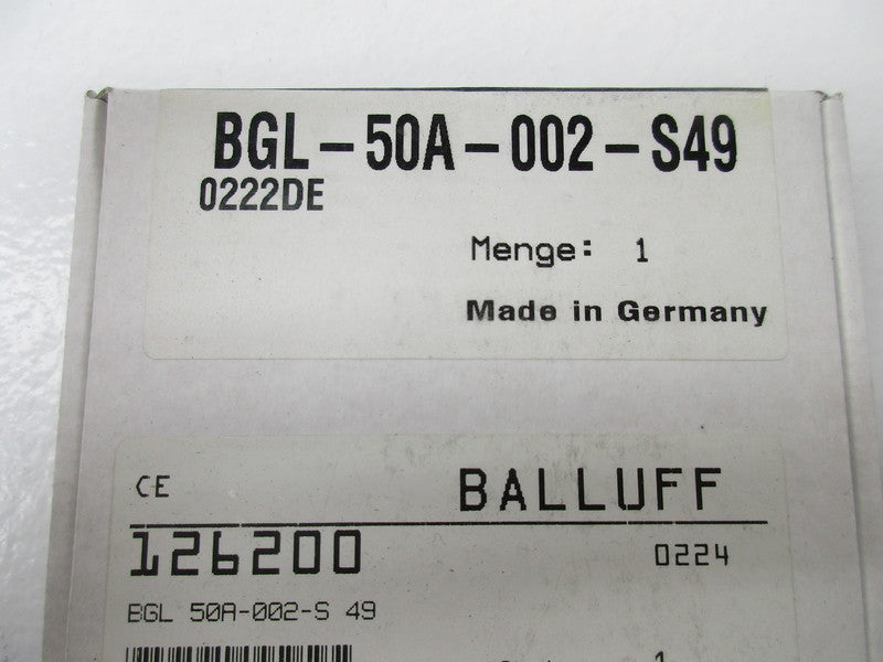 BALLUFF BGL-50A-002-S49 NSMP