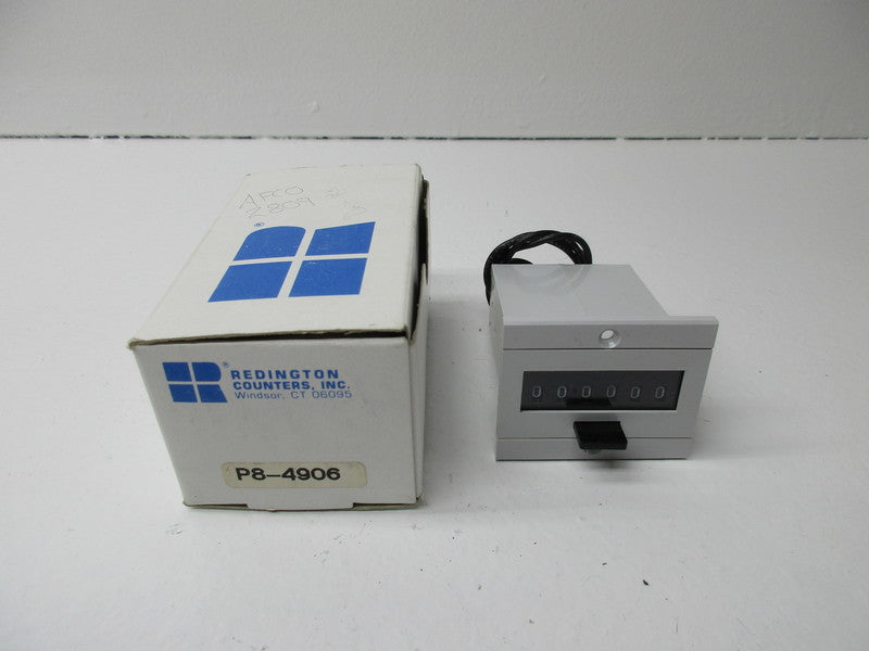 REDINGTON P8-4906-24DC ELECTROMECHANICAL TOTALIZING COUNTER  NSMP