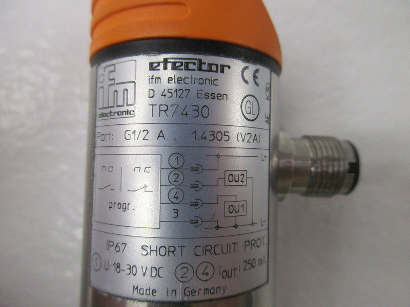 IFM EFECTOR TR7430 EVALUATION SYSTEM FOR TEMP SENSORS 18-30VDC *NEW NO BOX*
