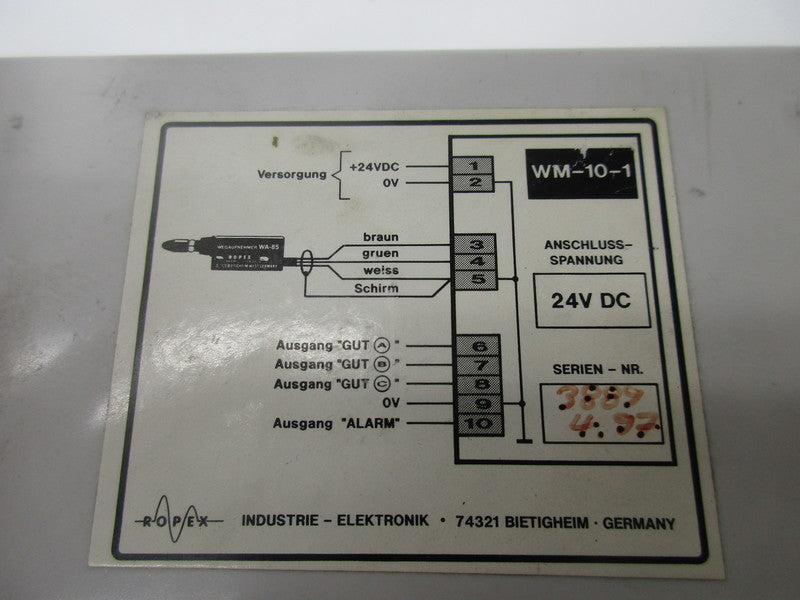 ROPEX WM-10-1  UNMP