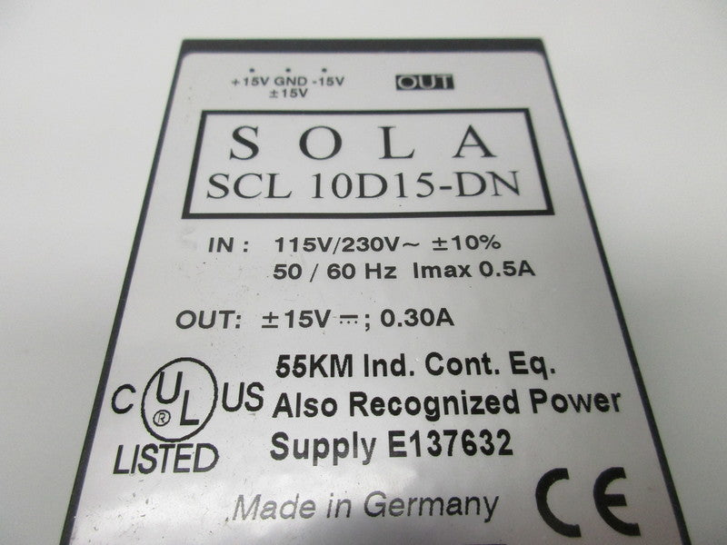 SOLA SCL10D15-DN 115/230V 0.5A NSMP