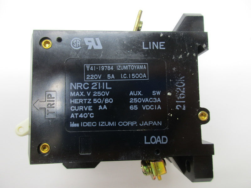 IDEC NRC2IIL CIRCUIT PROTECTOR 220V 5A   NSNP