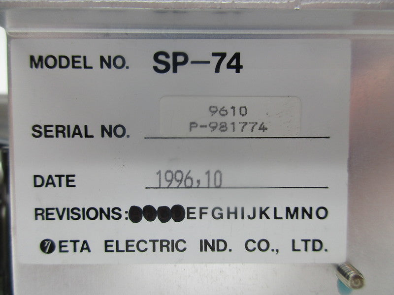 ETA SP-74  NSNP