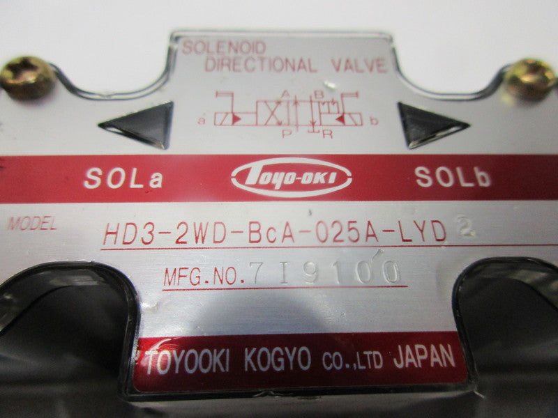 TOYOOKI KOGYO HD3-2WD-BCA-025A-LYD  NSNP