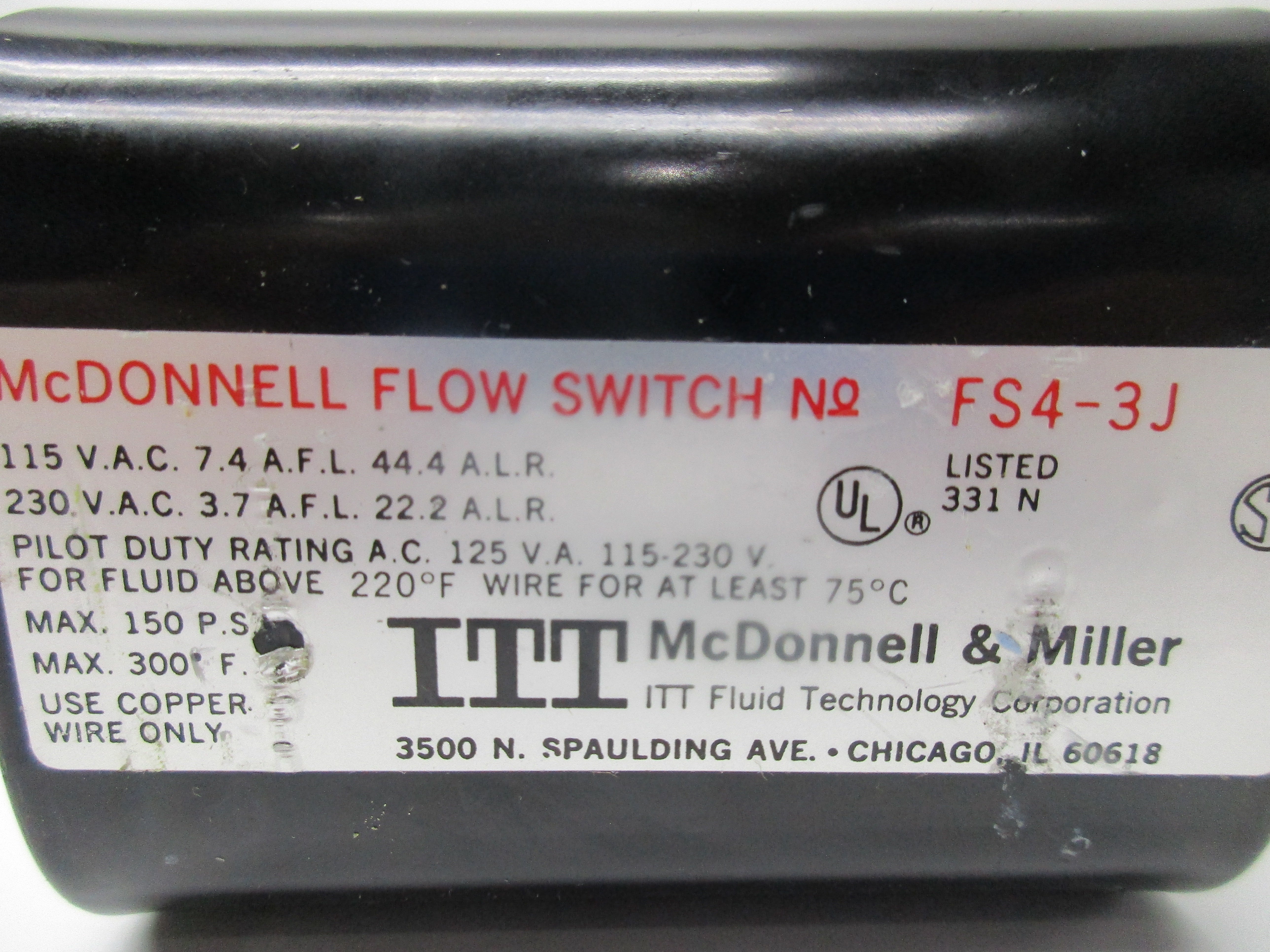 MCDONNELL & MILLER FS4-3J  UNMP