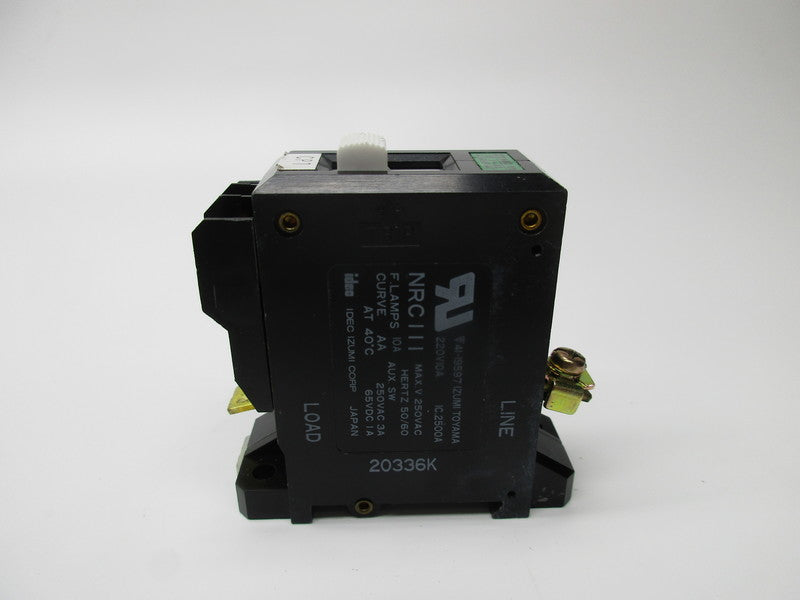 IDEC NRC111-10AAA CIRCUIT PROTECTOR 10A 250VAC 65VDC  NSNP