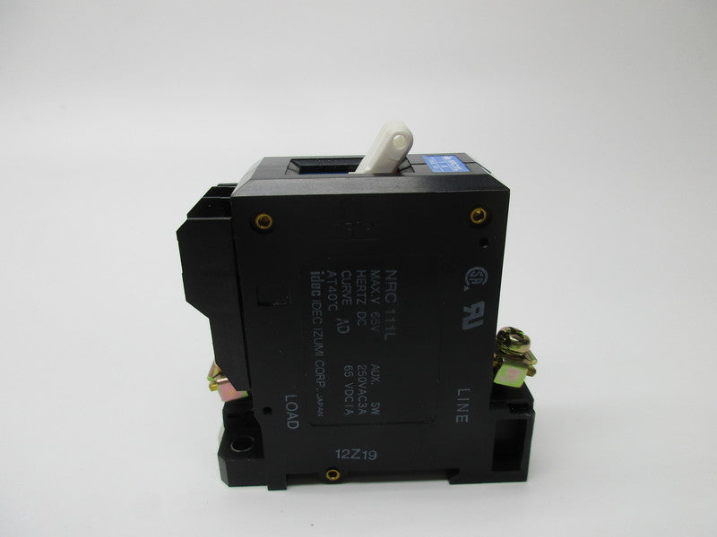 IDEC NRC111L-1AAD CIRCUIT PROTECTOR 1A 250VAC 65VDC  NSNP