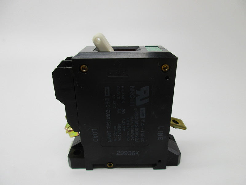 IDEC IZUMI NRC111L-20AAA CIRCUIT PROTECTOR 20A NSMP