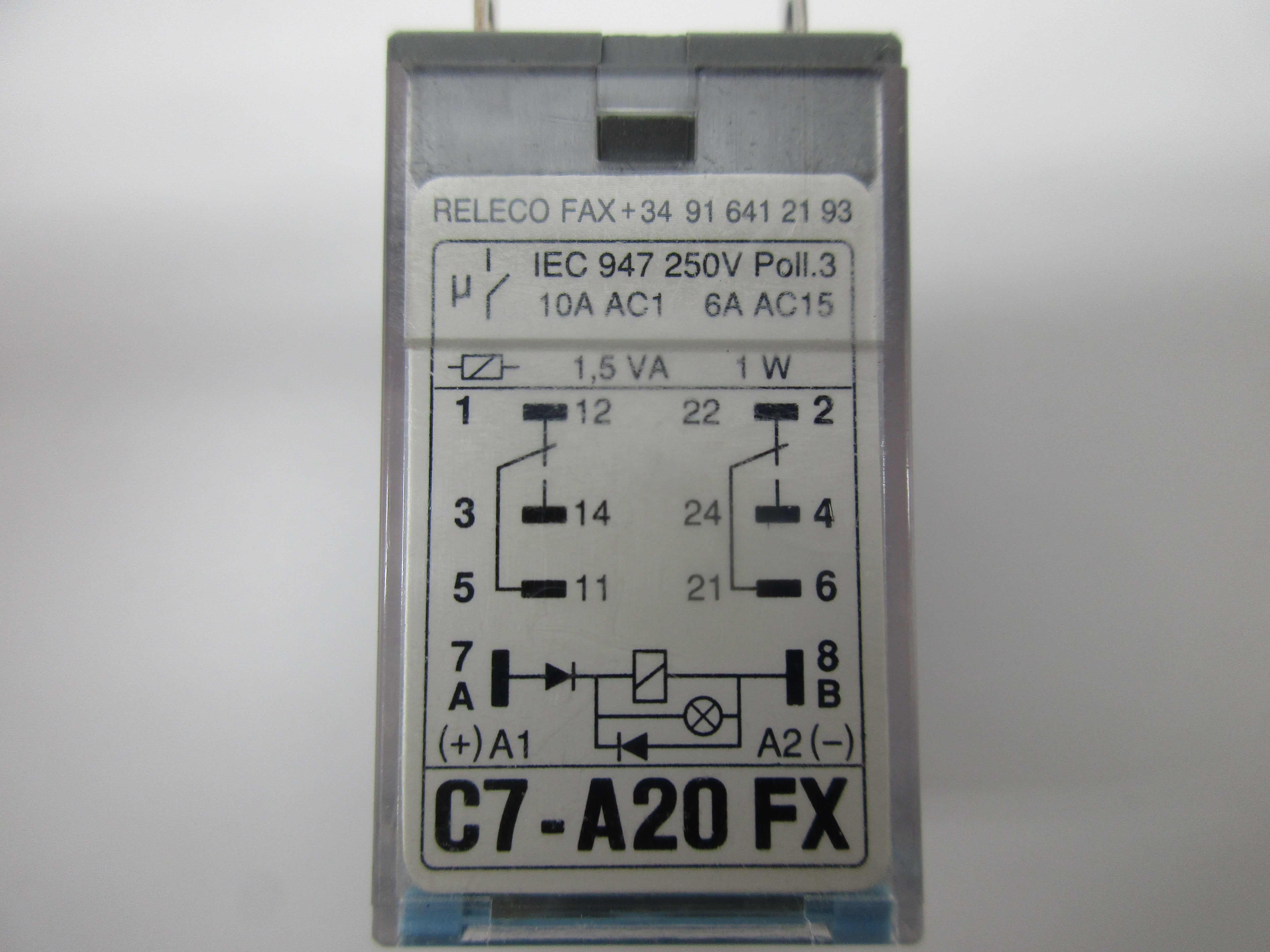 RELECO C7-A20FX RELAY 10A 24VDC  UNMP