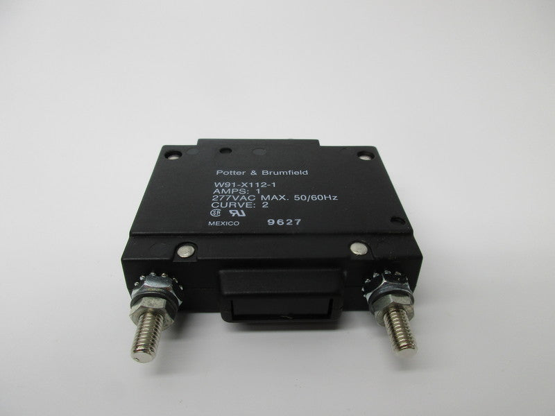 POTTER & BRUMFIELD W91-X112-1 CIRCUIT BREAKER 1A 277VAC MAX NSMP