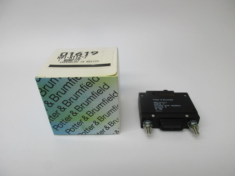 POTTER & BRUMFIELD W91-X112-7 CIRCUIT PROTECTOR 277VAC 7A NSMP
