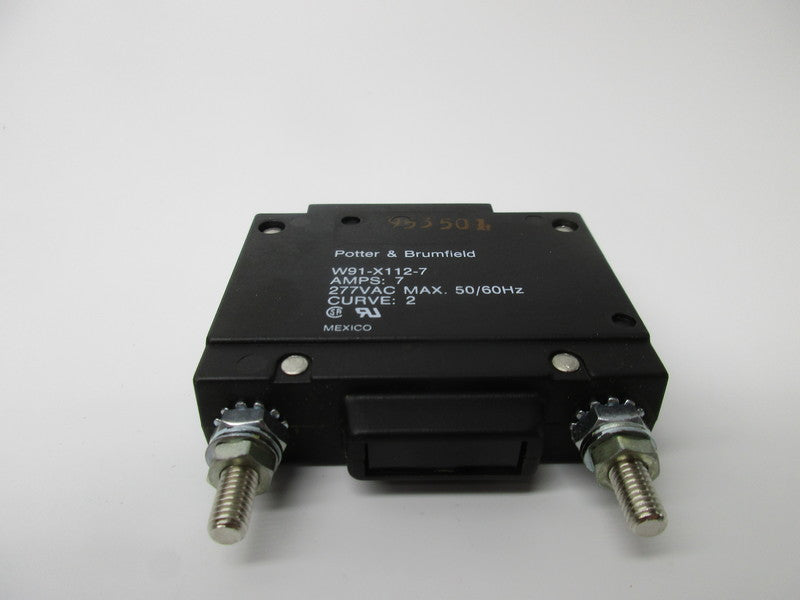POTTER & BRUMFIELD W91-X112-7 CIRCUIT PROTECTOR 277VAC 7A NSMP