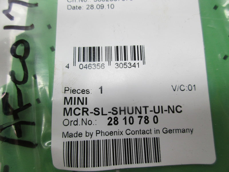 PHOENIX CONTACT MCR-SL-SHUNT-UI-NC NSMP